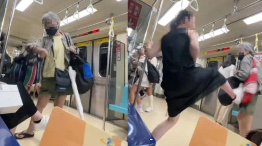 台湾老人强行要年轻人让座被踹懵后续来了，绝对颠覆反转[不愧是你]准备坐牢！遭踢飞
