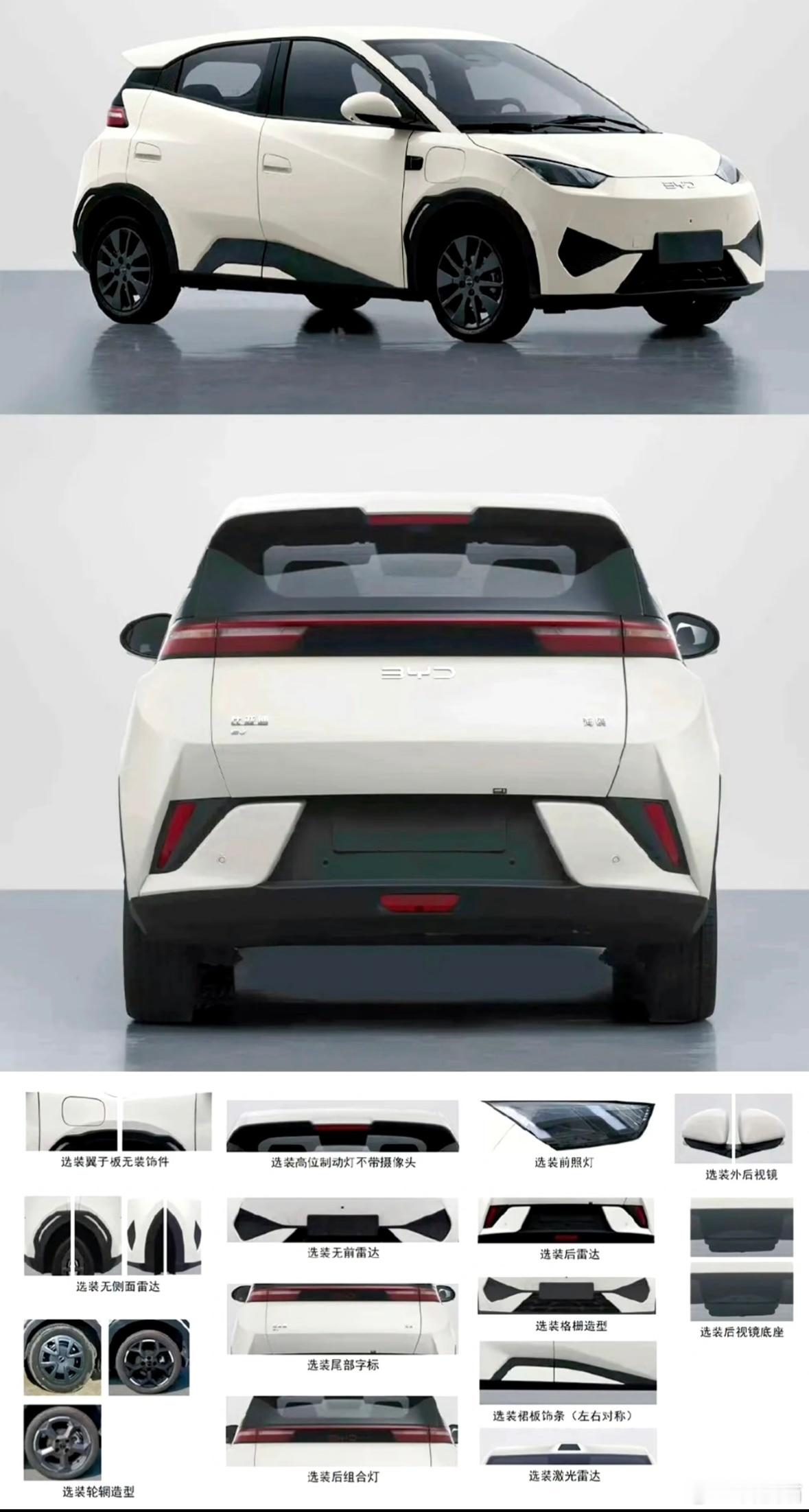 新款海鸥，比亚迪二代刀片电池+闪充+激光雷达+天神之眼5.0？10万左右？这小车