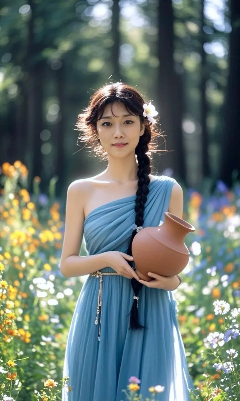 AI微光森女照