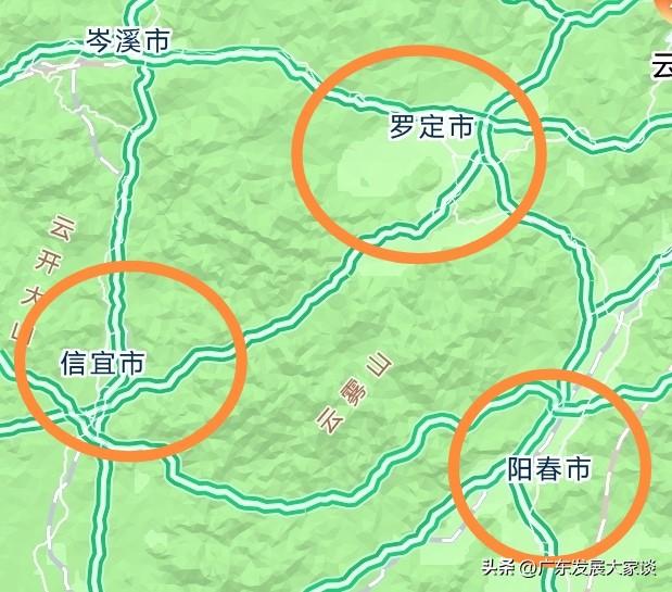 粤西铁三角信宜罗定阳春，仅剩我们大信宜落后了！

粤西这三个城市，无论是地理位置