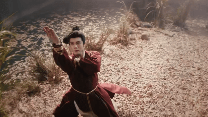 曾舜晞会武功这件事藏不住了曾舜晞一招一式皆有力道 曾舜晞身姿舒展发力精准，没有多