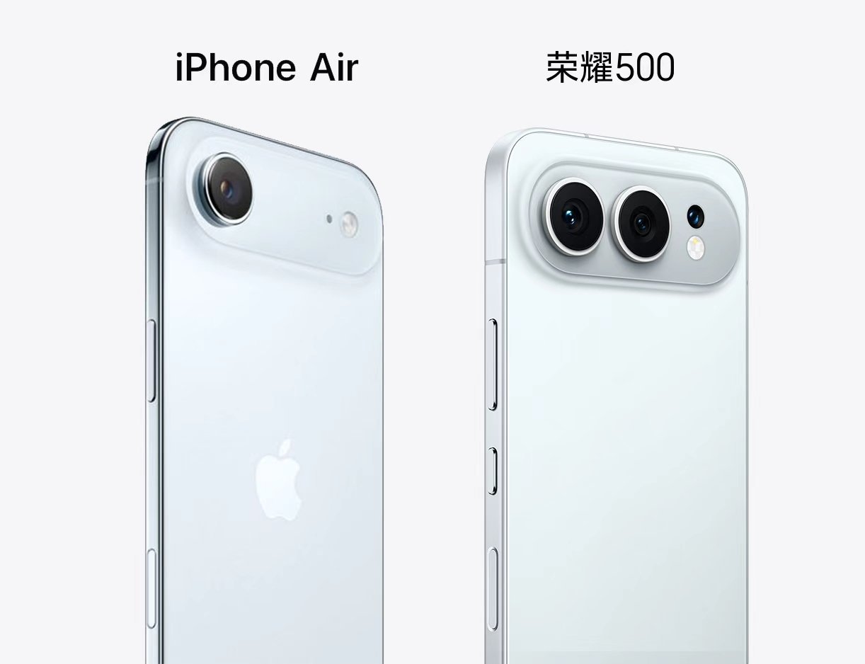 荣耀500全新横向镜头布局，竖屏不挡手，横屏握持稳。直角边框搭配大R角曲面，既有