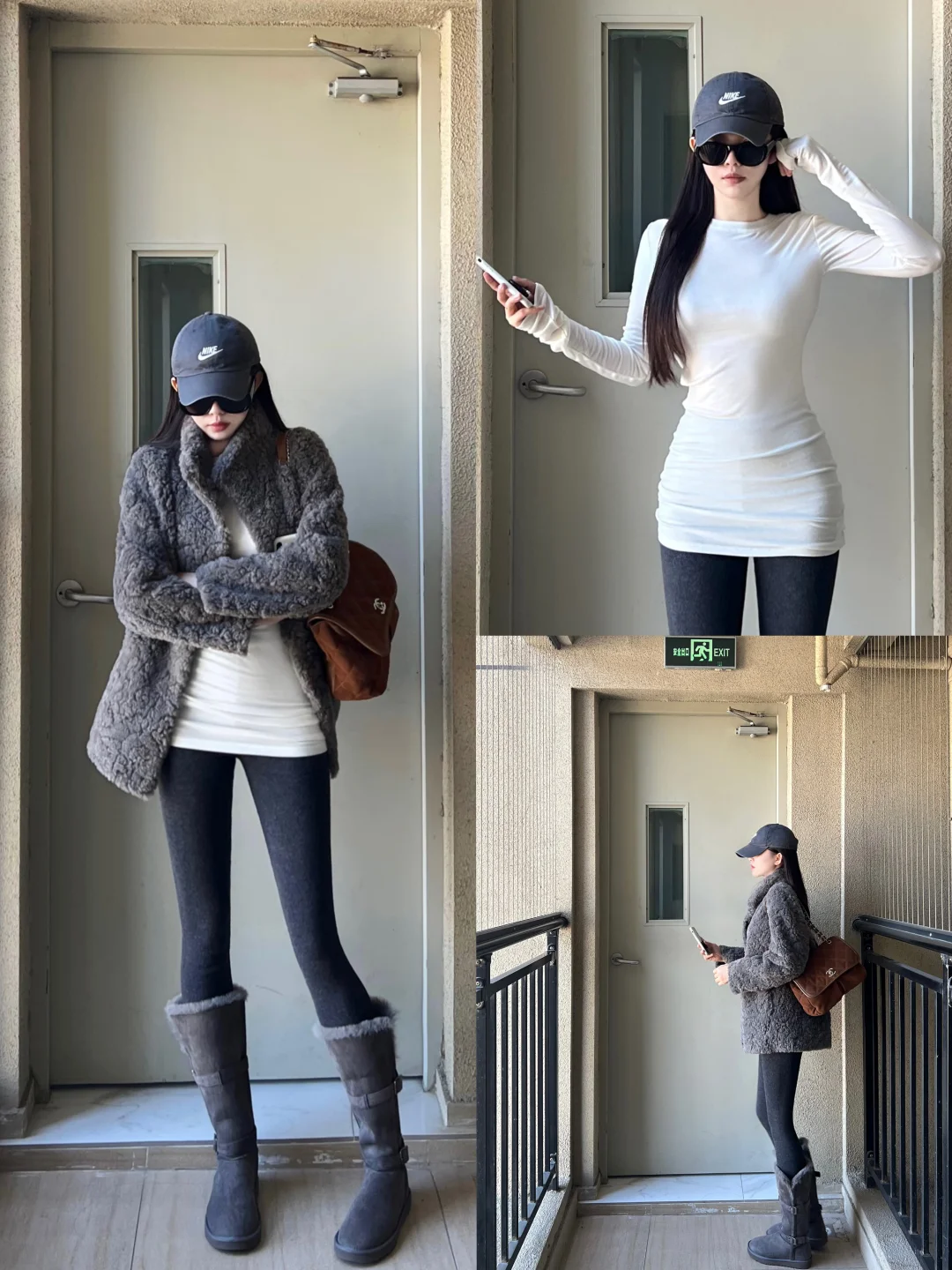 0度穿什么！皮草➕雪地靴