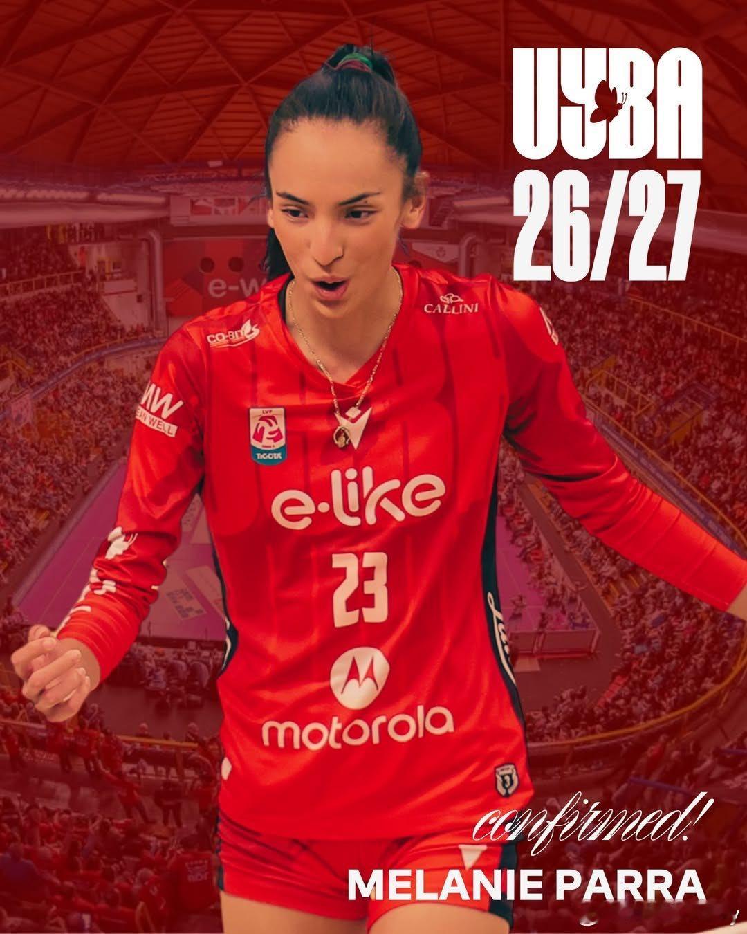 意甲布斯托阿西齐奥官宣跟墨西哥主攻帕拉续约1个赛季。女排 国际排坛动态