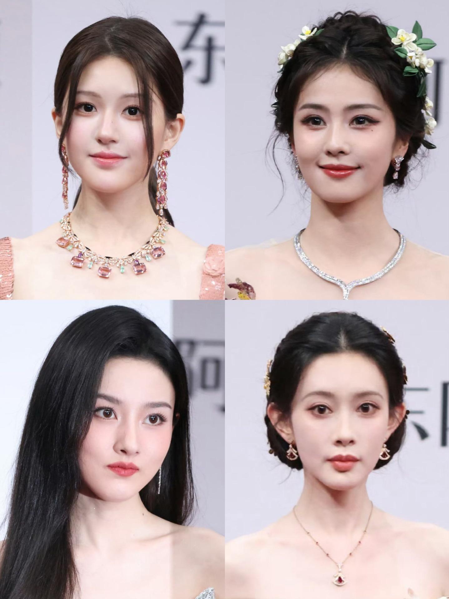 星光大赏明星怼脸图。王颖璐、邓恩熙、万鹏、哈尼克孜、徐梦洁、张艺凡、孔...