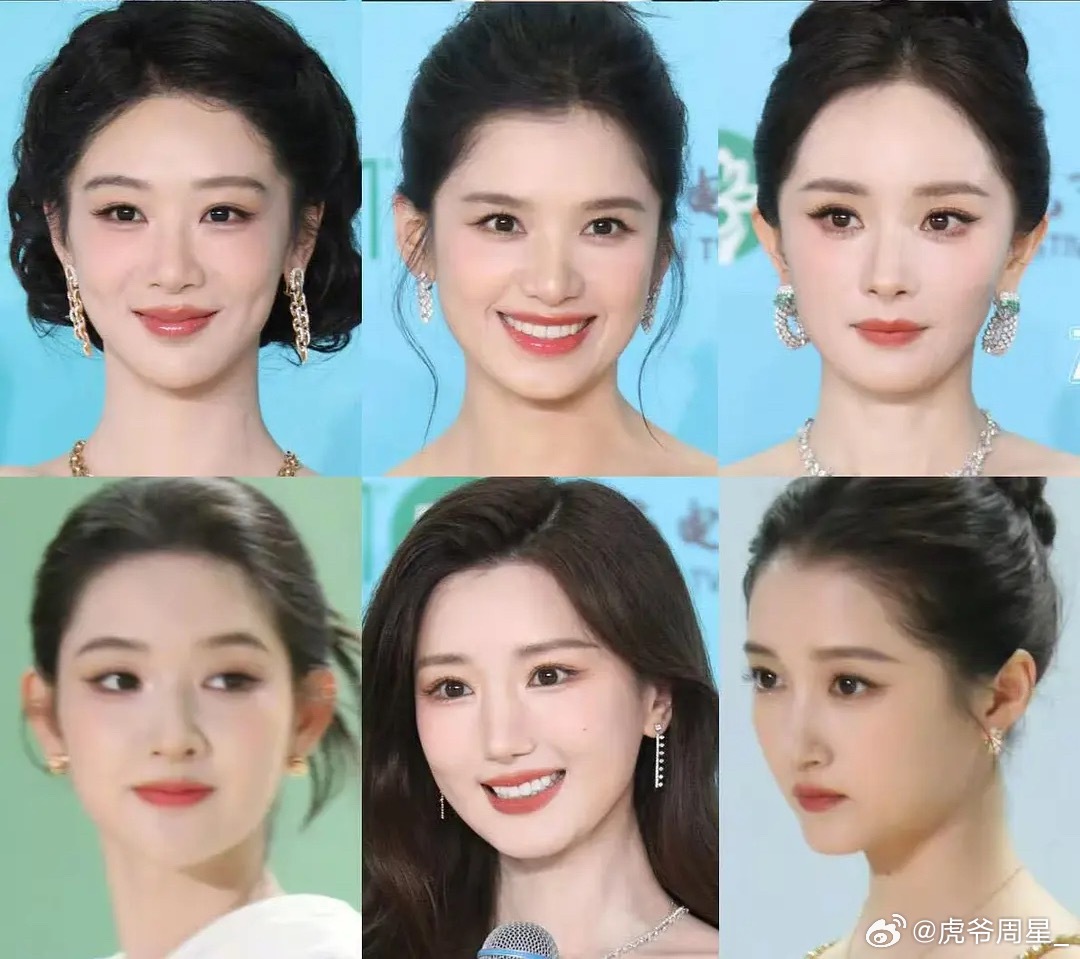 白玉兰红毯女明星的怼脸照来啦… 