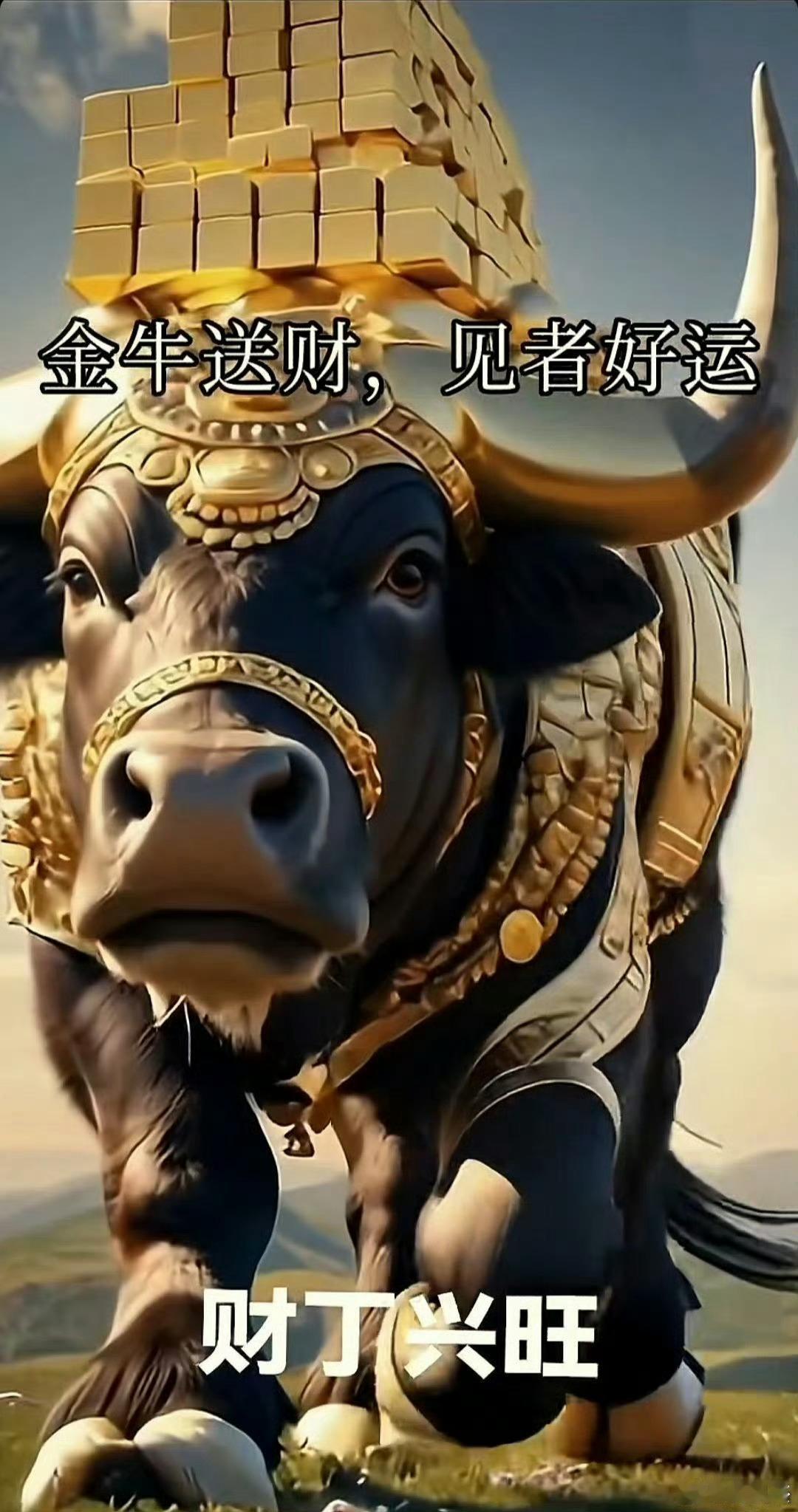 金牛送财，见着好运～～牛牛牛 