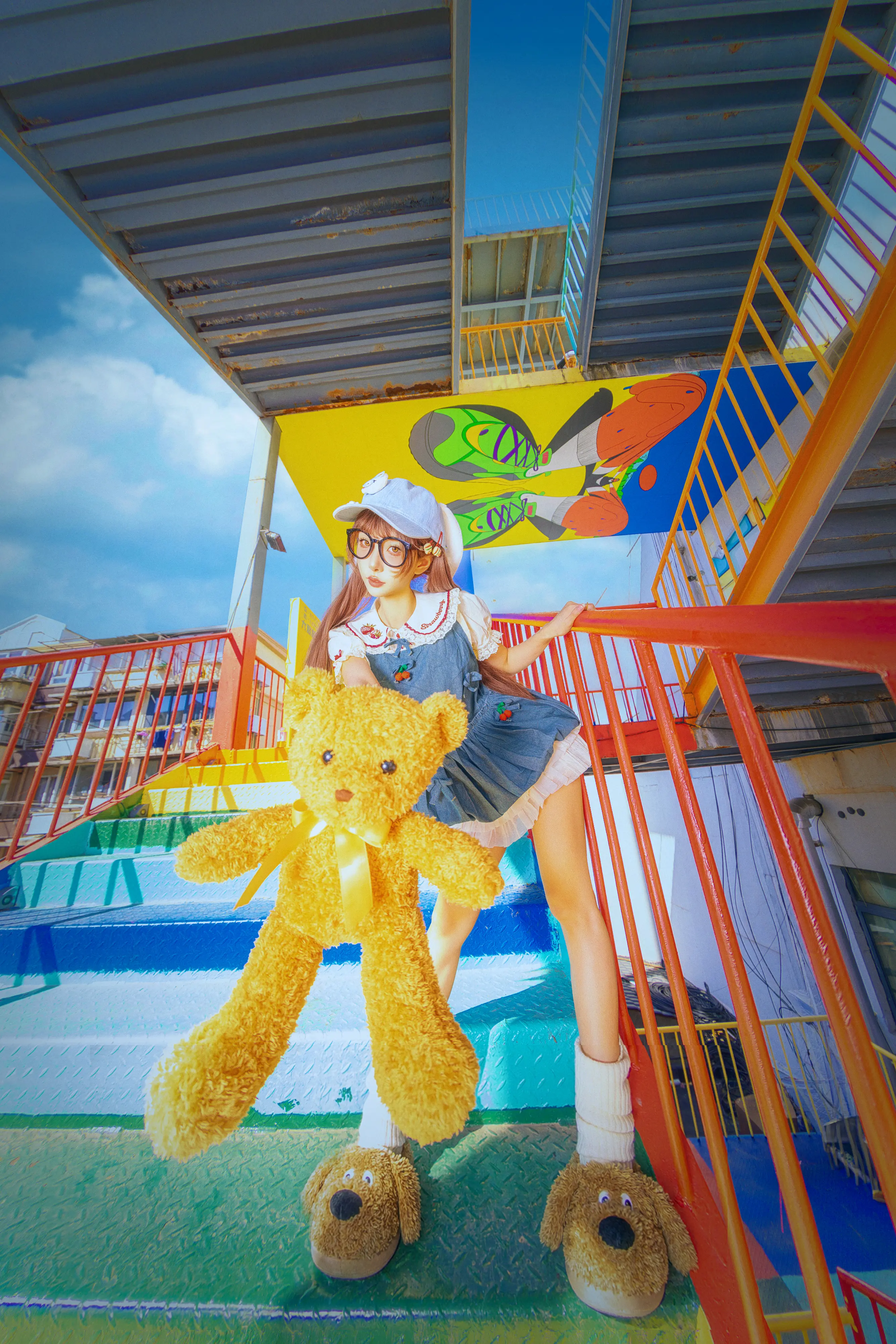 饱和度战士，鱼眼下的MIO太好玩了。   拍摄花絮可以看上一条内容