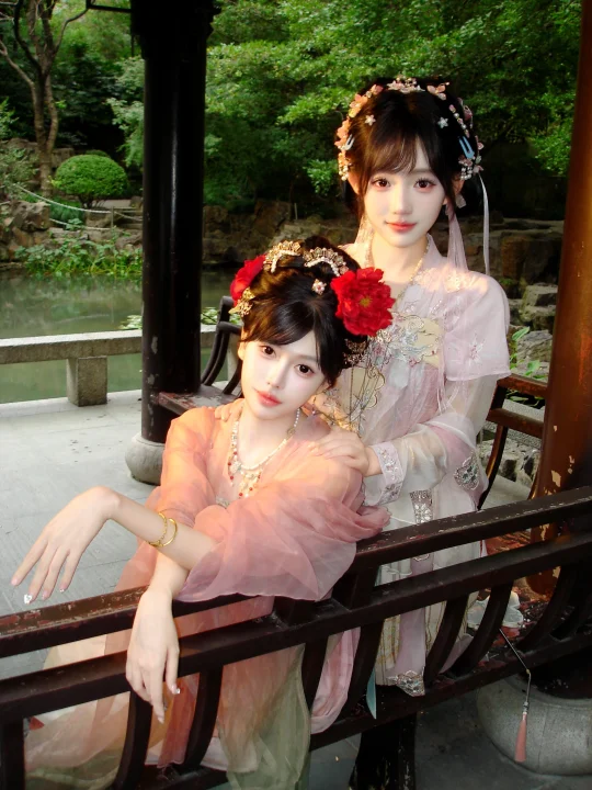 和闺蜜在上海拍盛唐小唐风！！真绝了