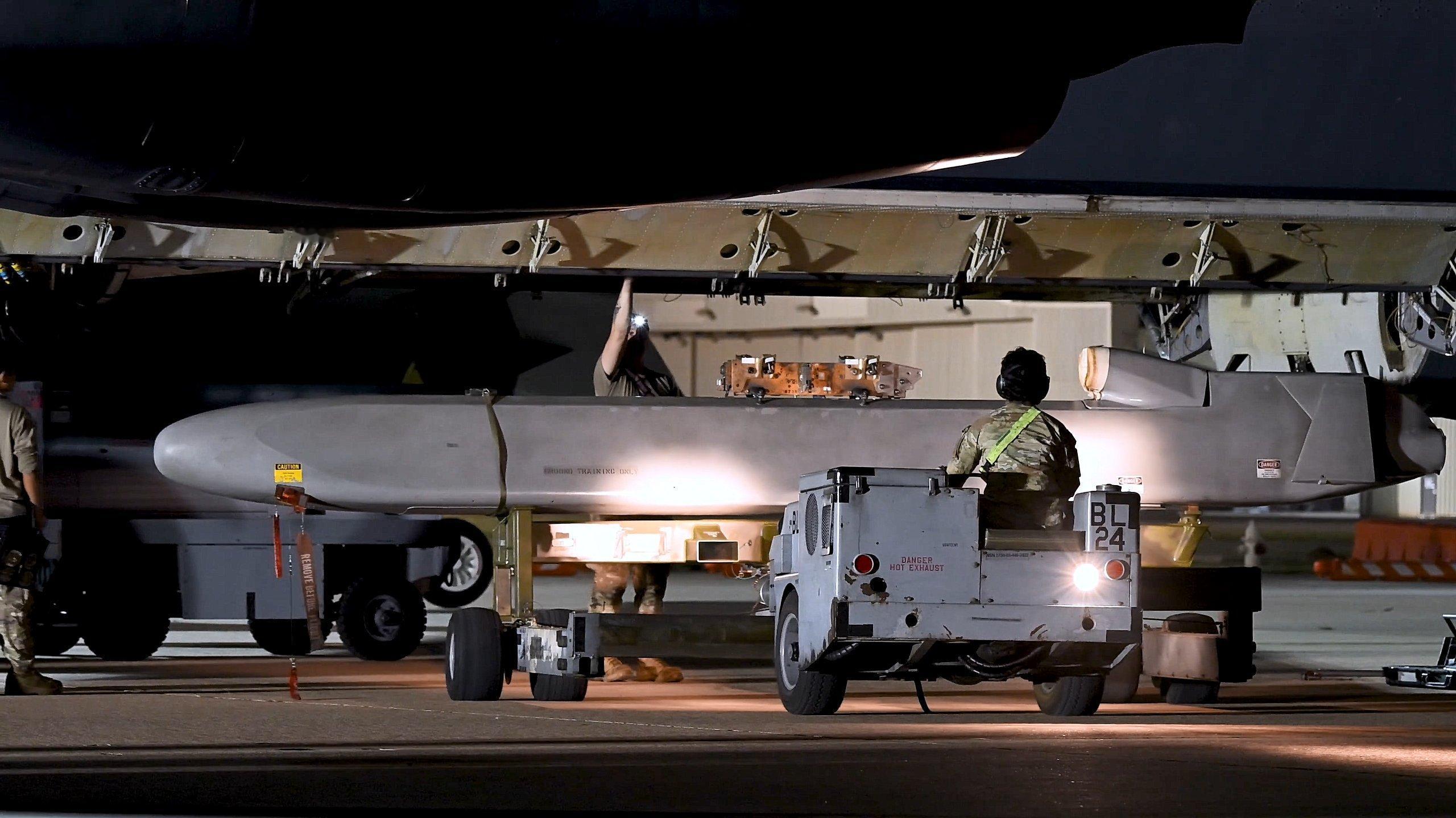 2025年10月28日，“环球雷霆 26”战略核力量演习中，隶属于美国空军全球打