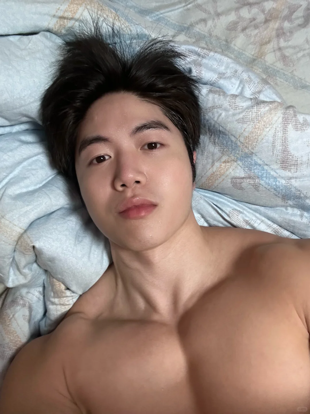 终于可以躺下了