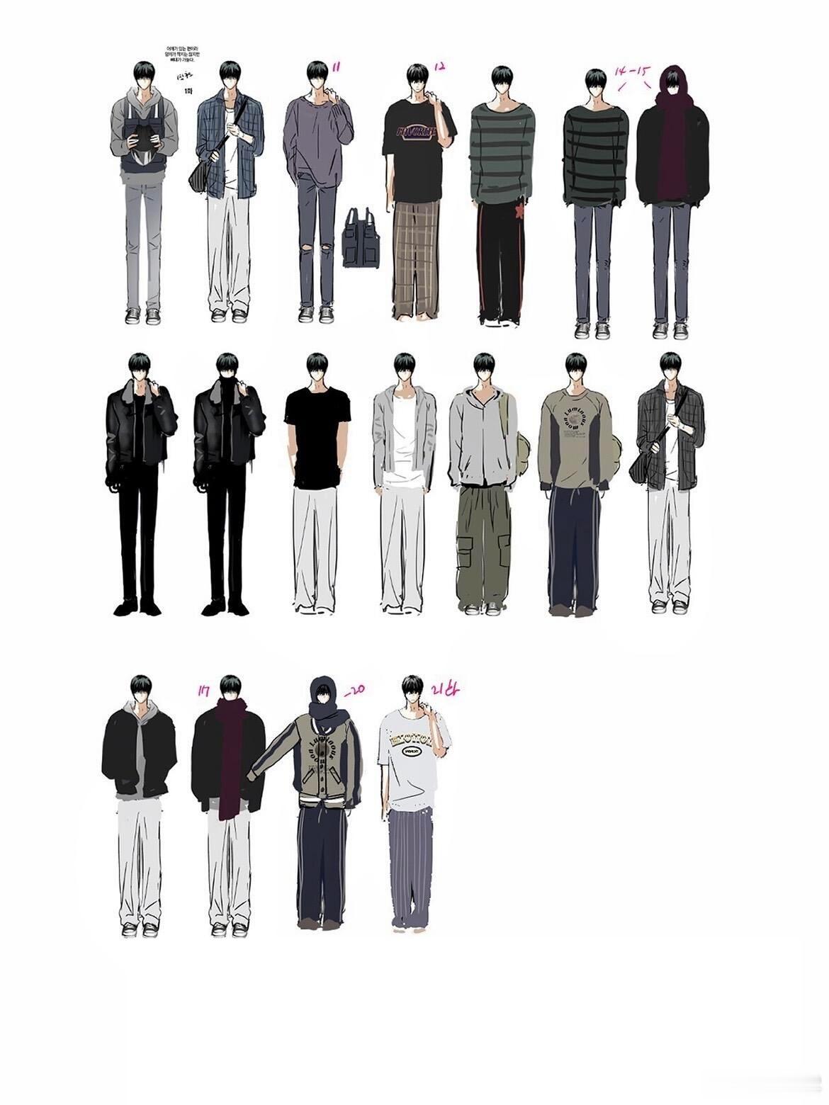 HT的服设真不错……简单日常没有刻意感。（帅得很轻松~ 