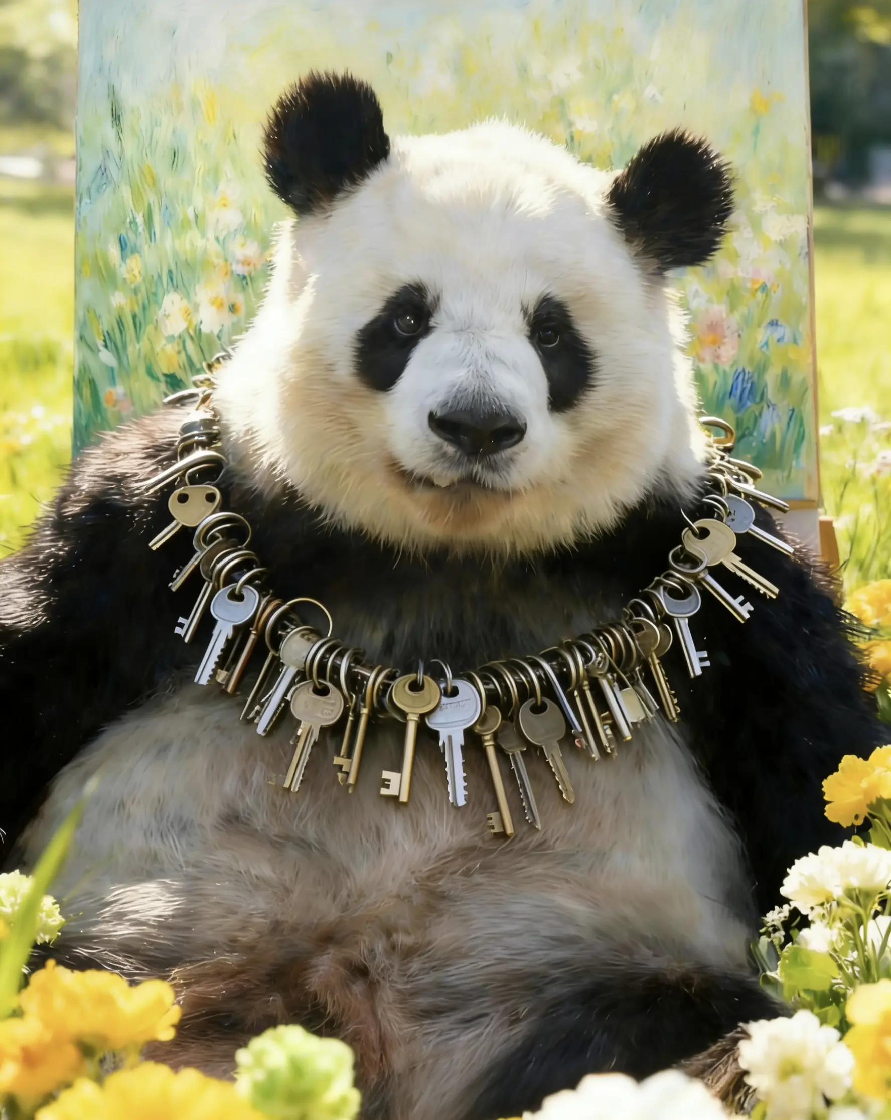 雅一：呢d先系女仔应该戴嘅颈链。（包租婆的项链。）