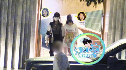 #张天爱张靓颖七夕聚会# 八卦媒体拍到张天爱、张靓颖以及一众友人七夕一起聚会吃饭