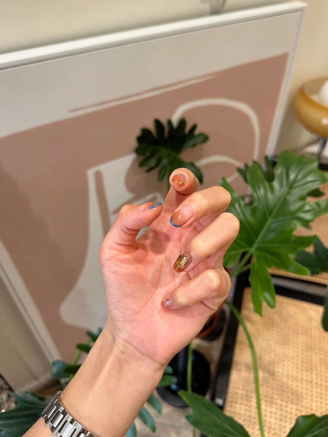 盛夏过渡初秋的美甲💅