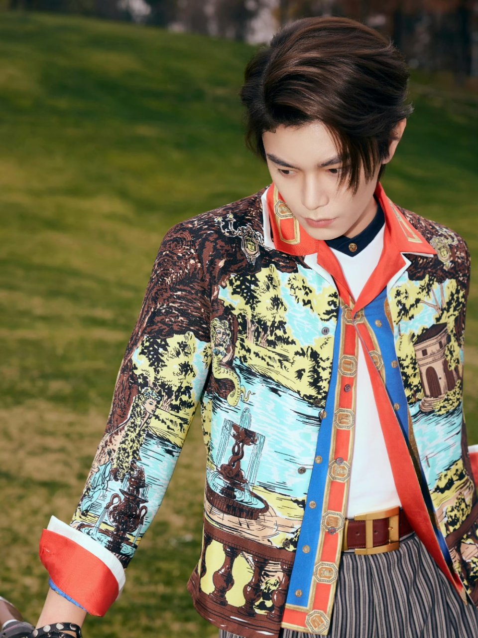 丁禹兮御风而动心向旷野丁禹兮在绿意中蓄势前行 范思哲大片啊啊啊好帅的小丁丁禹兮