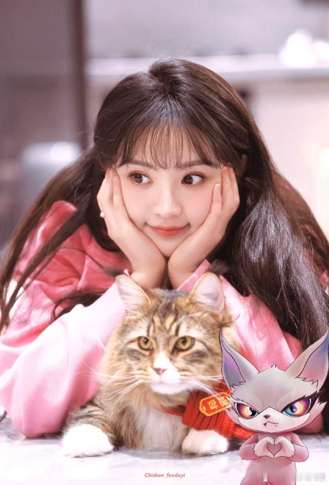 田曦薇 猫塑 喵塑 yyds！圆眼娇憨，笑容甜糯，一举一动都透着小奶喵的灵动，萌
