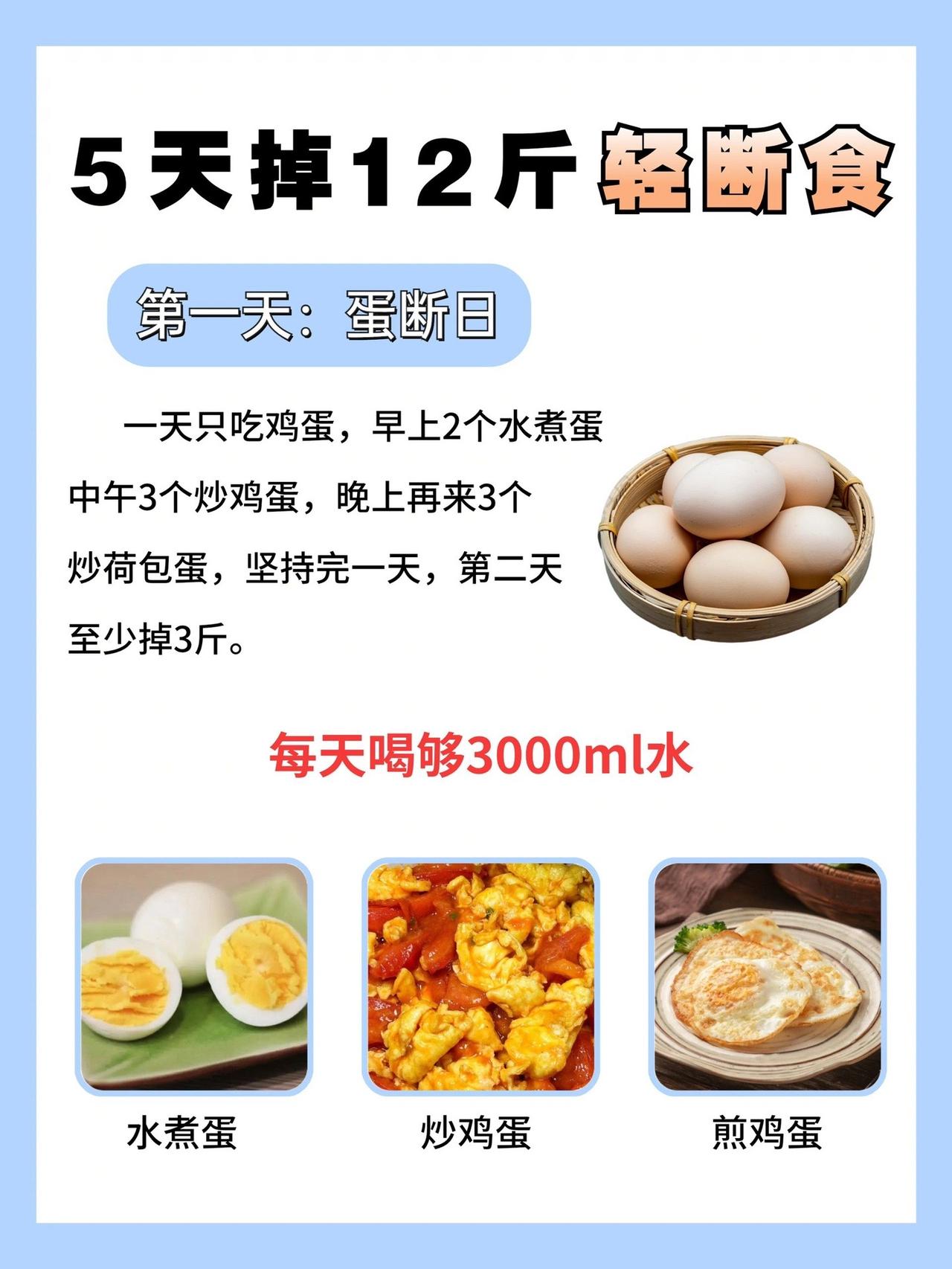 5天掉12斤❓轻断食真的牛‼️ 
大餐后急救，或者想要快速减重的姐妹，赶紧安排这