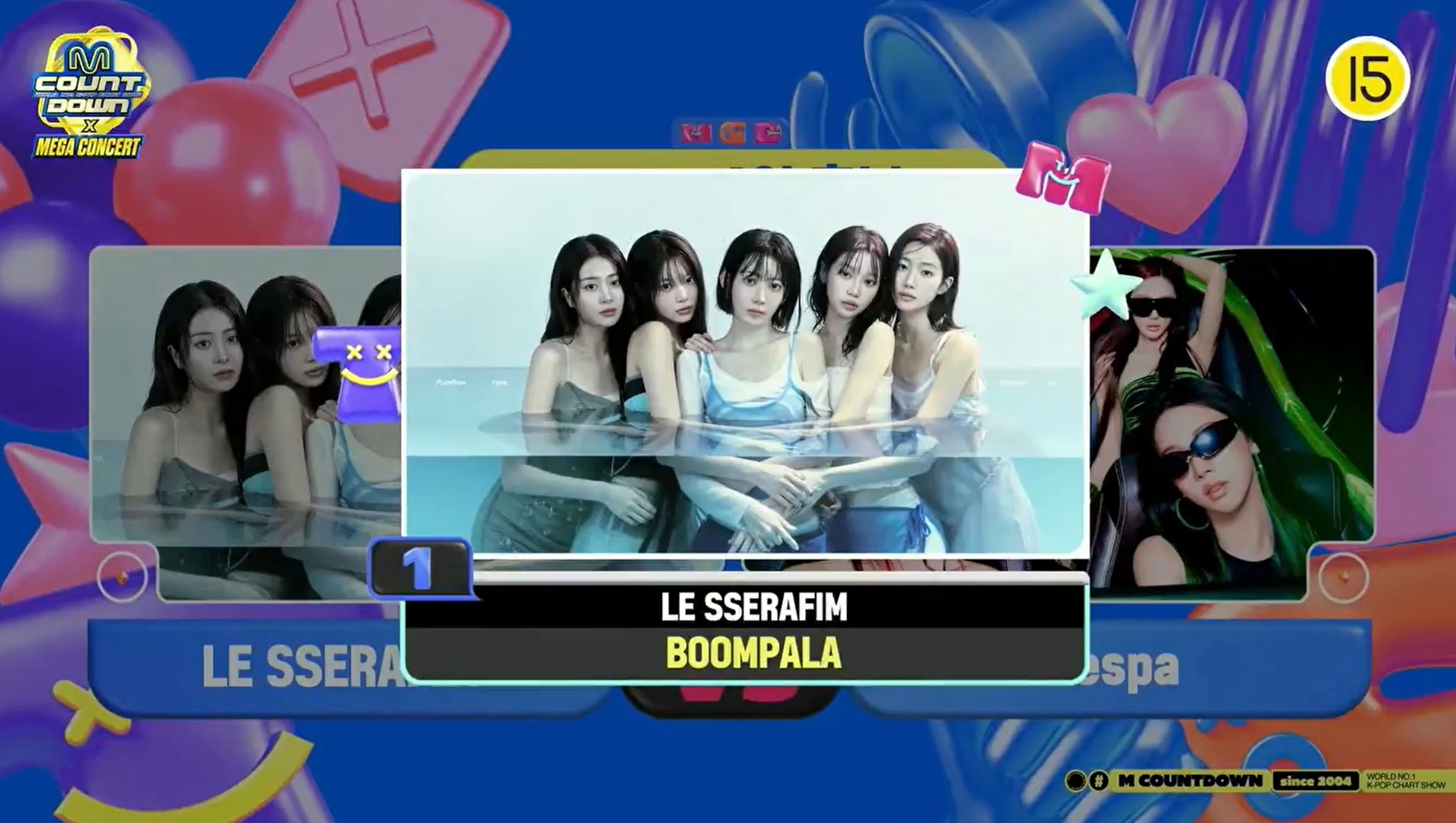 0604《MCD》1位：LE SSERAFIM，回归初一位粗卡！