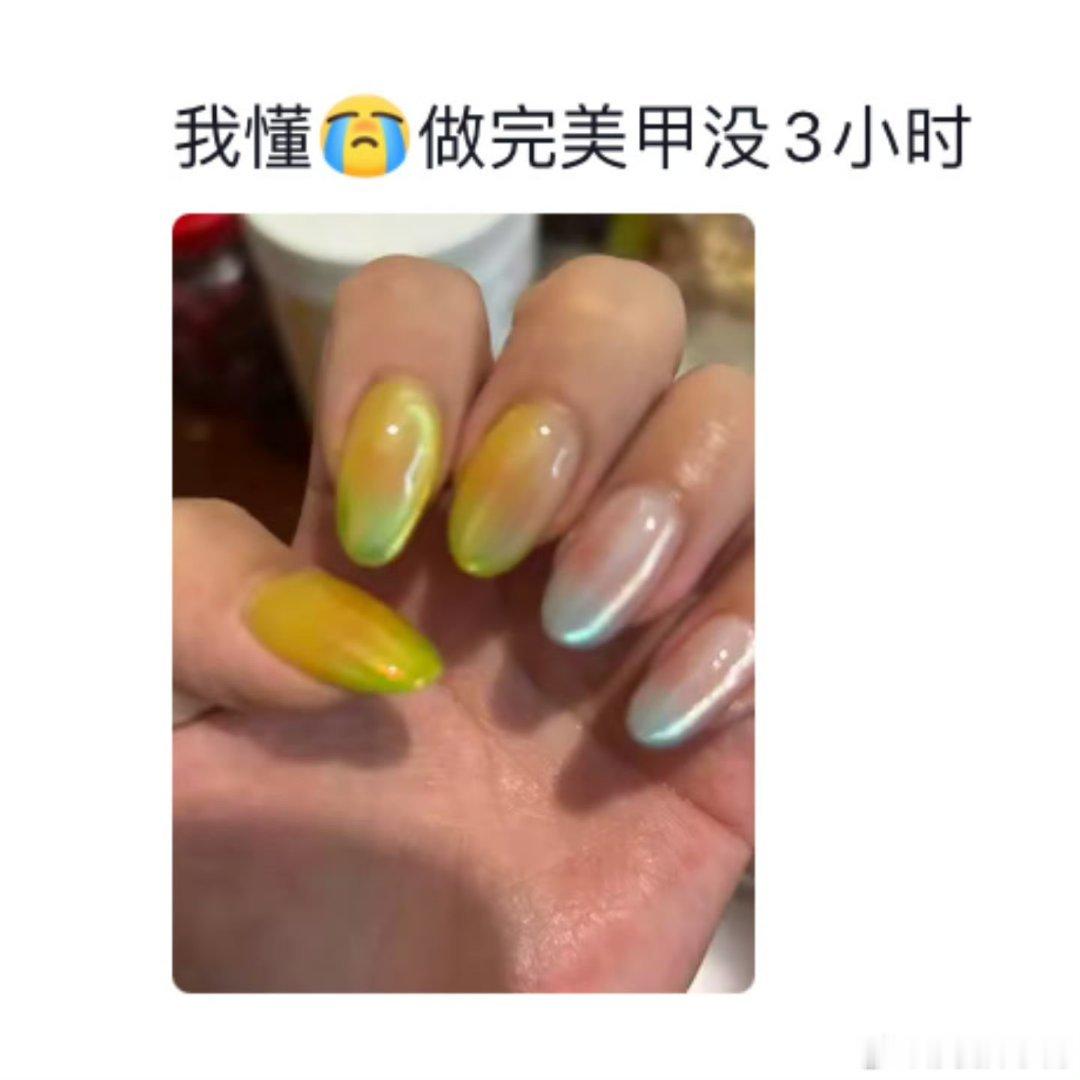 带那个手套也没有用美甲的天敌竟然是小龙虾