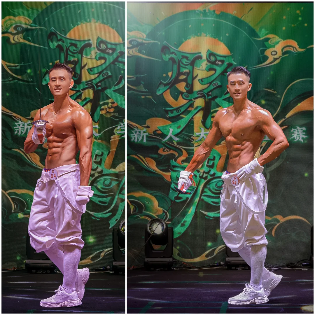 健身模特🆚击剑套装