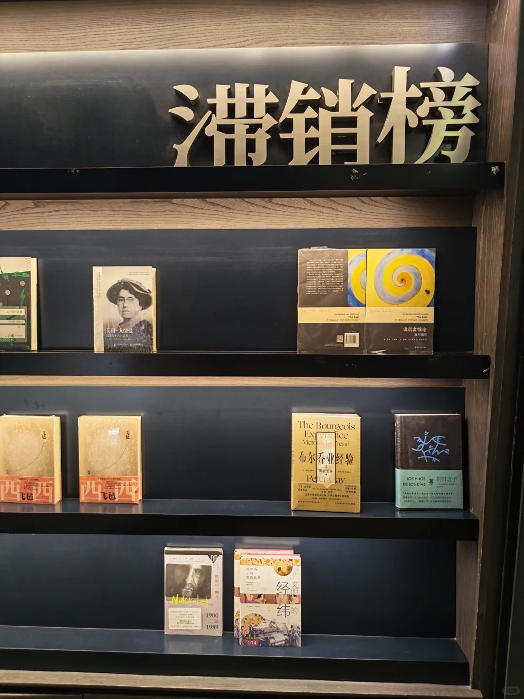 书店竟然还有滞销榜，感觉这波是反向营销啊。有些“反骨仔”看到，包会买下来研究的，