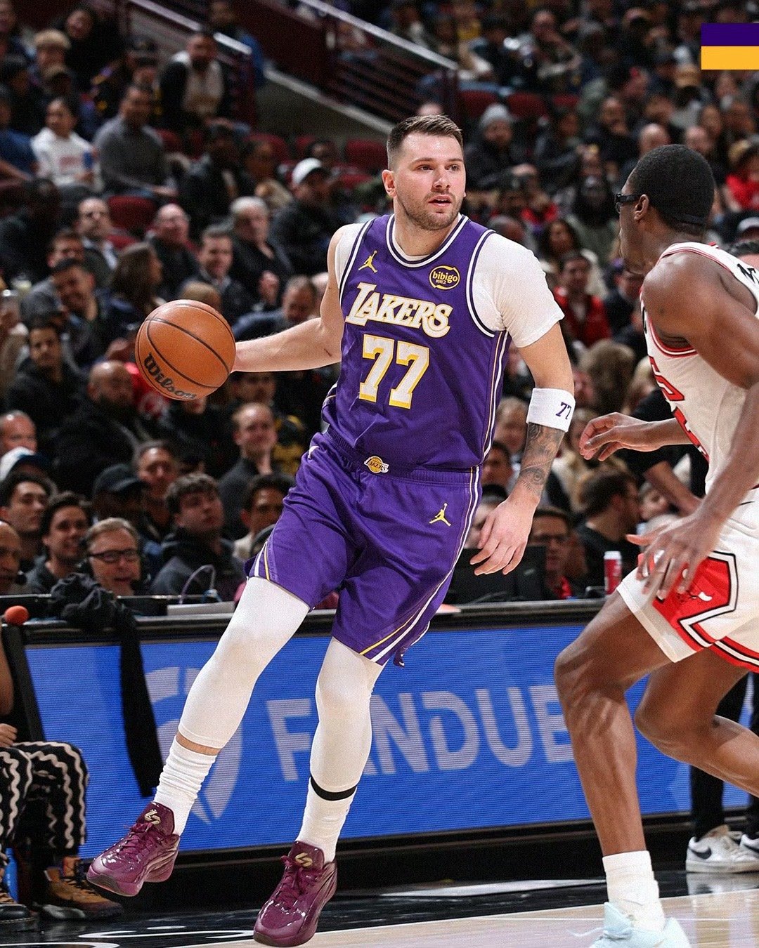 如何评价？本场的东契奇：46分7篮板11助攻，三分球14中8！湖人vs公牛湖人战