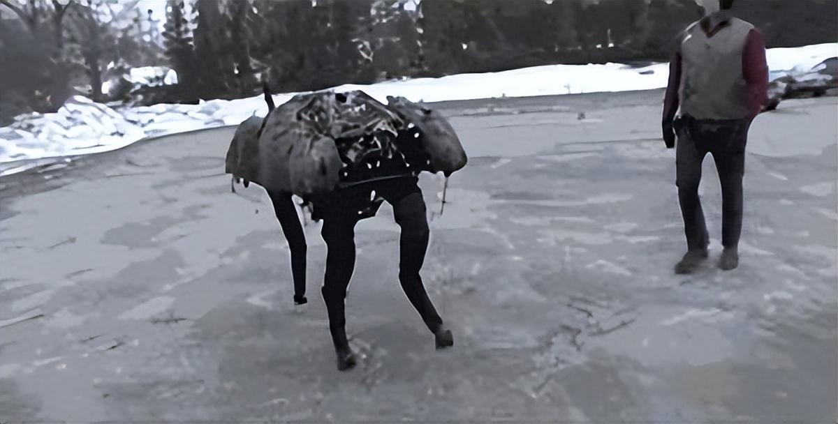 中国机器人这四年走了多远，拿两个时间节点对比就清楚了。
2021年春晚，机器牛集