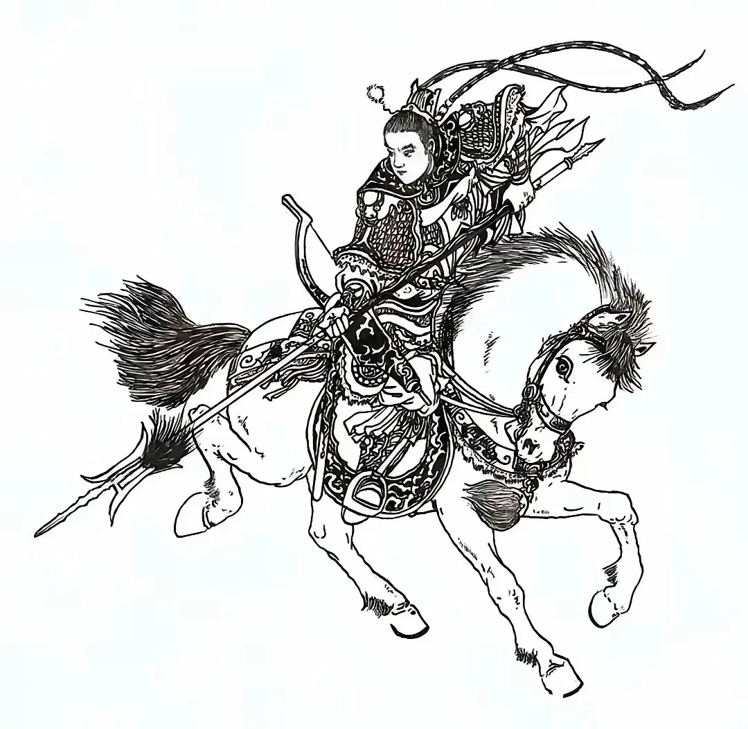 史上使用方天戟的猛将：基本都是万人敌，货真价实，除了梁山两个水货，看着...