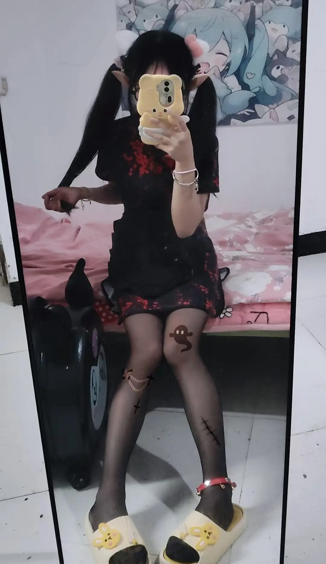 甜妹 中华小厨娘 ootd 秋天 旗袍