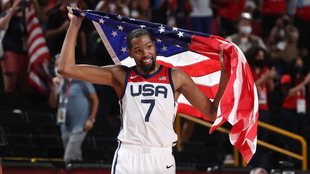 火箭球星杜兰特接受采访时透露，他计划出战2028年在洛杉矶举行的奥运会，并补充说