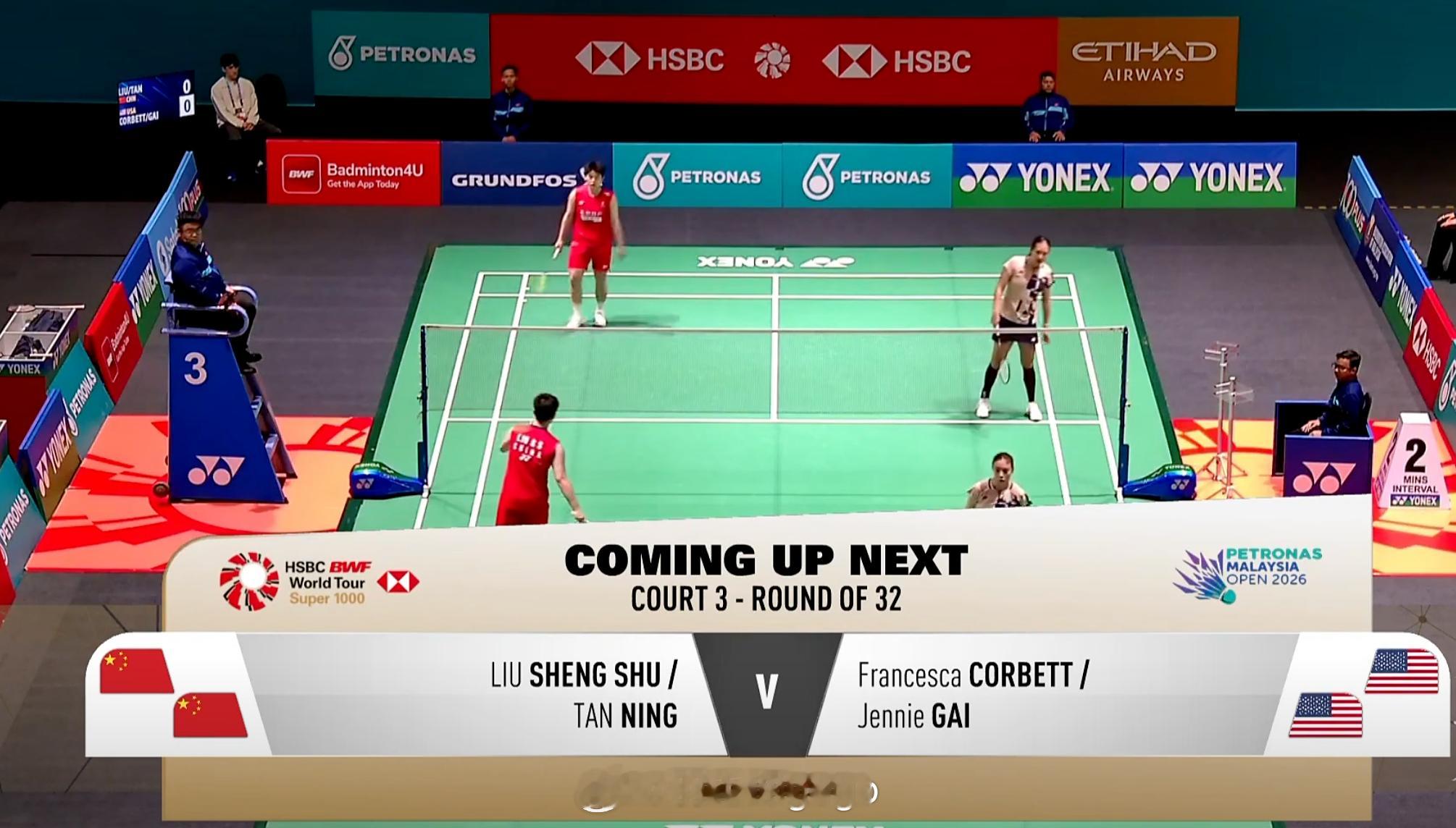 2026年马来西亚羽毛球公开赛 国羽赛季首战刘圣书/谭宁登场 