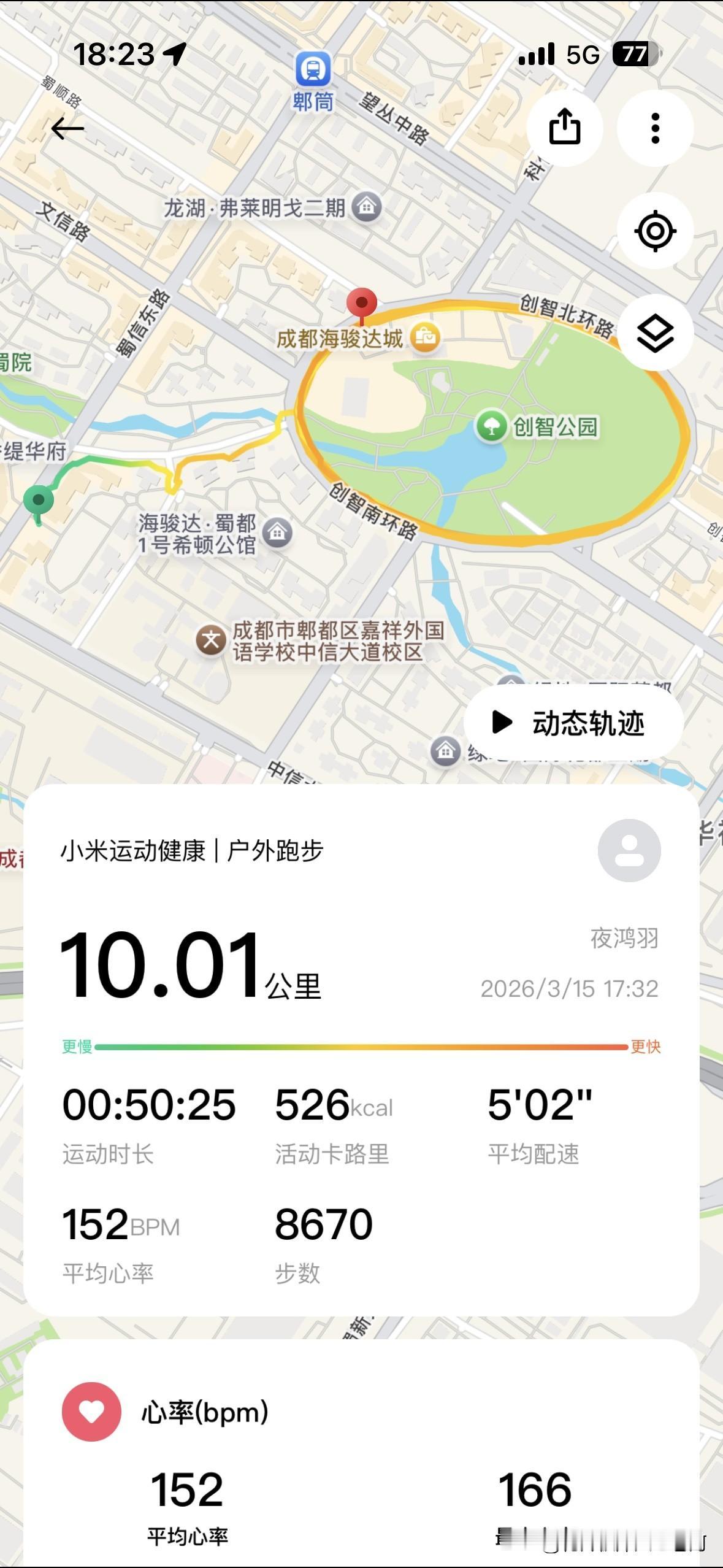 回到成都了，大亚湾的艳阳高照，成都很难遇到的，果然又是阴霾天气，唯有路边的桃花赏