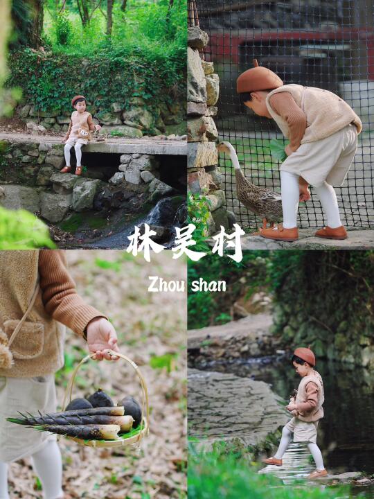 舟山旅行 | 春天去林吴村追鸭子、挖竹笋呀