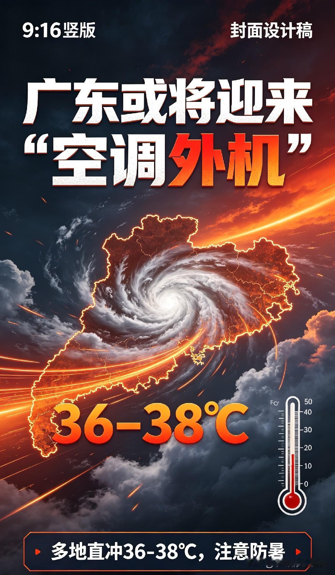 台风没来下雨，反倒带来热浪！广东可能要迎来超可怕的“空调外机”天气。
海上好几个