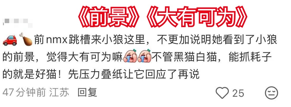 如果你知道sxjq一开始被胖狼妈追捧的原因不是因为她能力有多强而是因为她以前推过