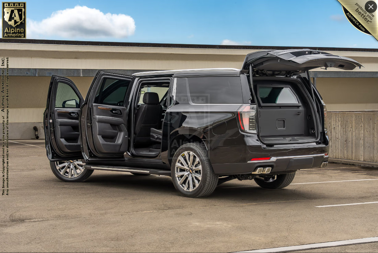 防弹车 Armored Chevrolet Suburban High Coun