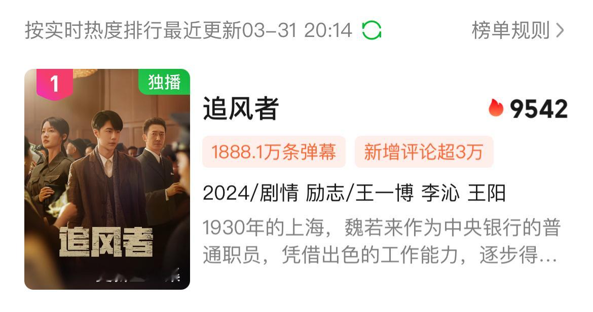 弹幕1888万条！找到主演空降！点赞然后猛猛回复！！！#王一博追风者# ​​​