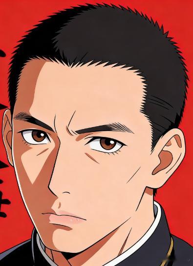 我拿我的真人相片去给AI来搞一个国慢风格的我本人的动画人物 现在我的所有账号已经