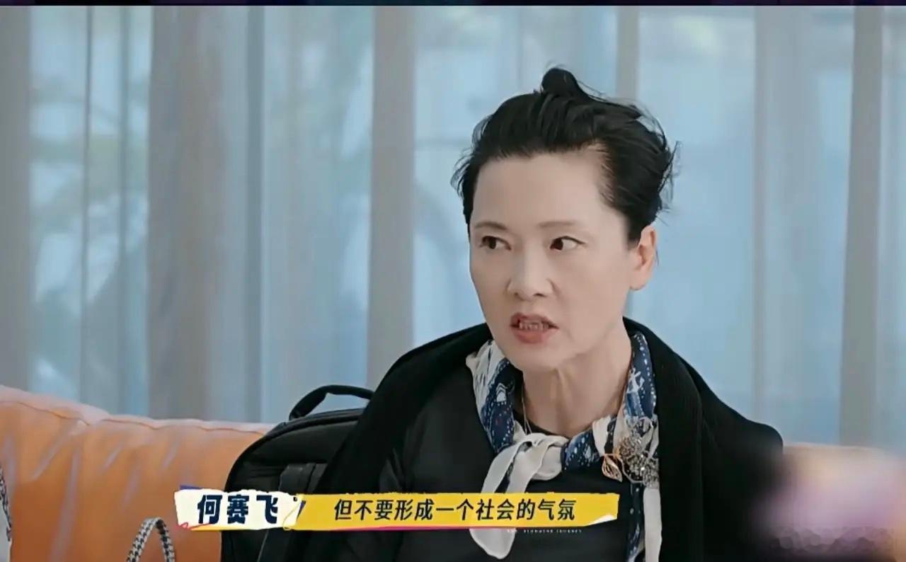 何赛飞在《一路繁花》中说到：可以尊重不生小孩的个体，但是不要形成一个不要孩子的气