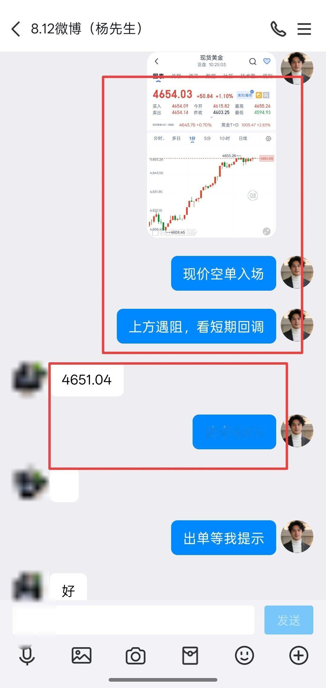 黄金黄金 黄金波段四连胜，上方承压布局4651空单入场，走至4628止盈离场，总