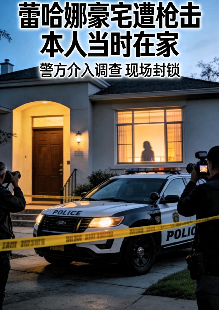 子弹穿过蕾哈娜家的墙，也击穿了比弗利山庄的童话

当地时间3月8日下午1点21分