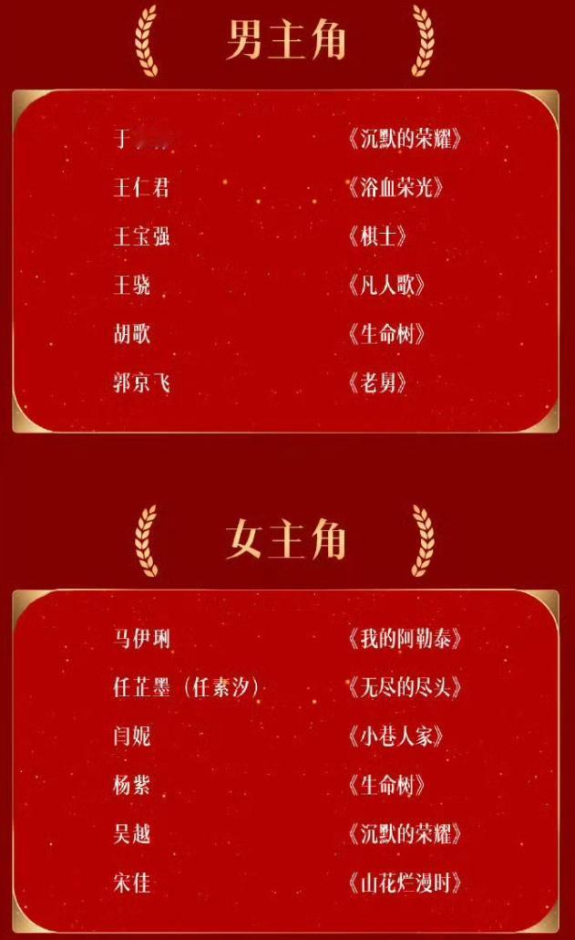 金鹰奖掉提名单！
金鹰奖女演员掉提名单影响最大的是杨幂，其他三位孙俪，赵丽颖和迪