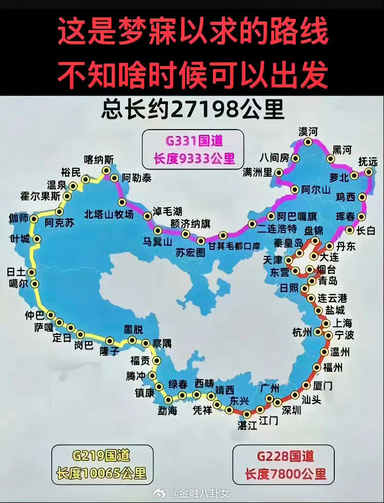 梦寐以求的路线