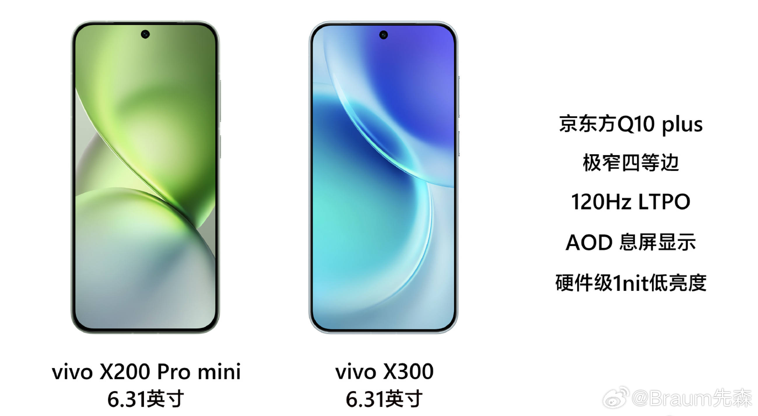 X300系列正面，vivo在X这个系列真的是，稳扎稳打，没出过错。 ​​​