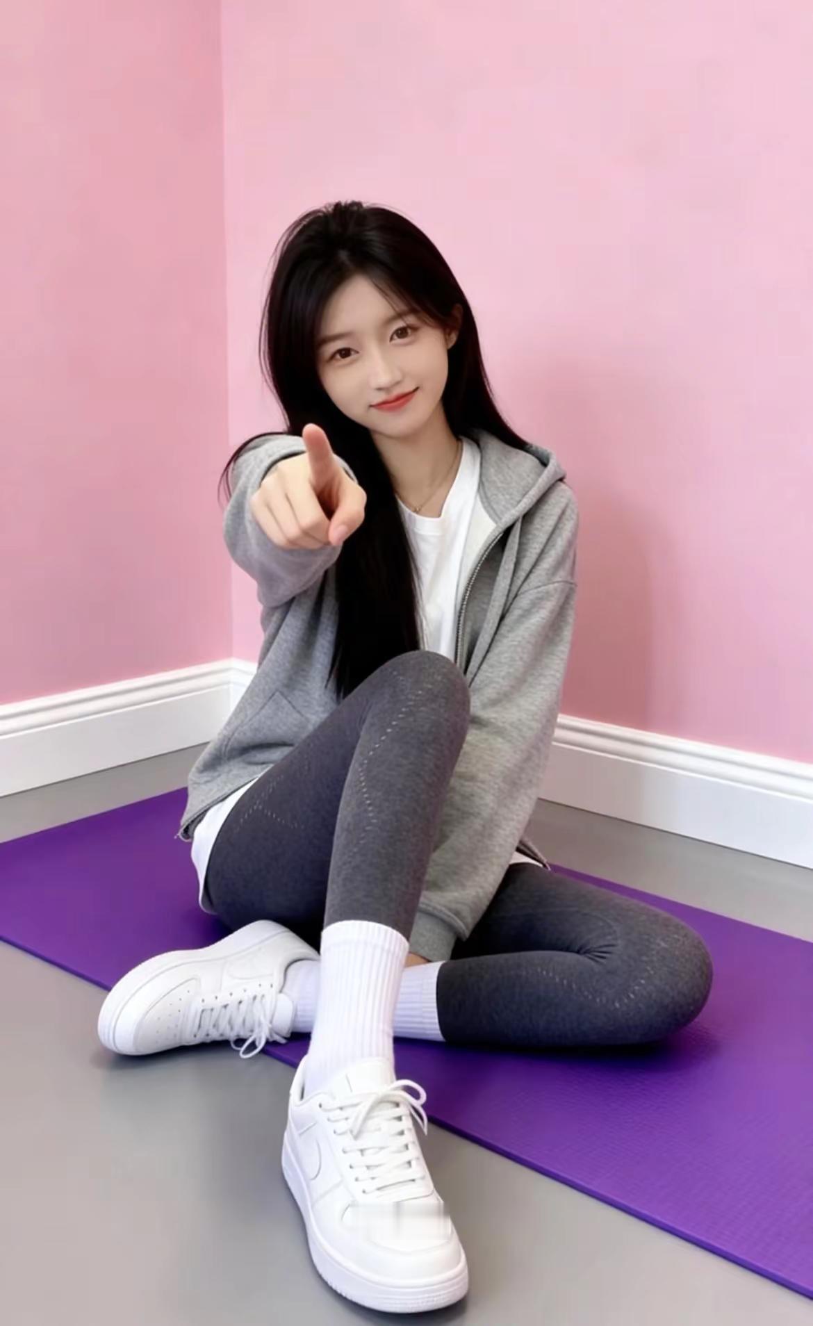 可爱吗？你能模仿几个？穿搭ootd 韧带拉伸 穿搭穿搭 健身瑜伽