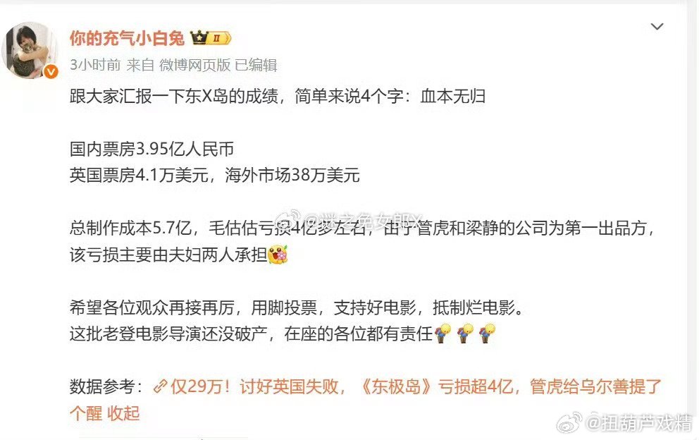 总结四个字：血本无归 ​​​