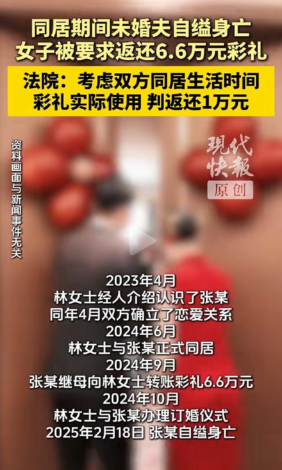 北京，一对情侣已订婚、同居，连房子都一起买了。本应高高兴兴筹备婚礼，哪成想，男方