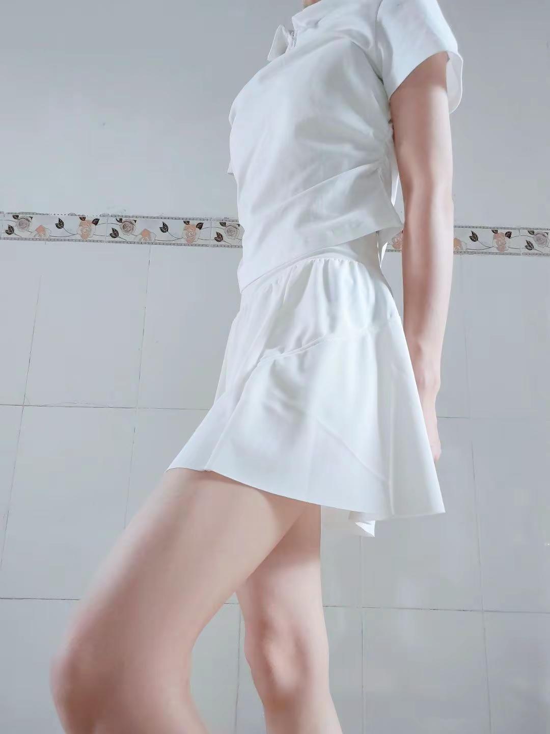 女生的羽毛球服能有多好看 羽毛球穿搭  运动服 运动裙 女