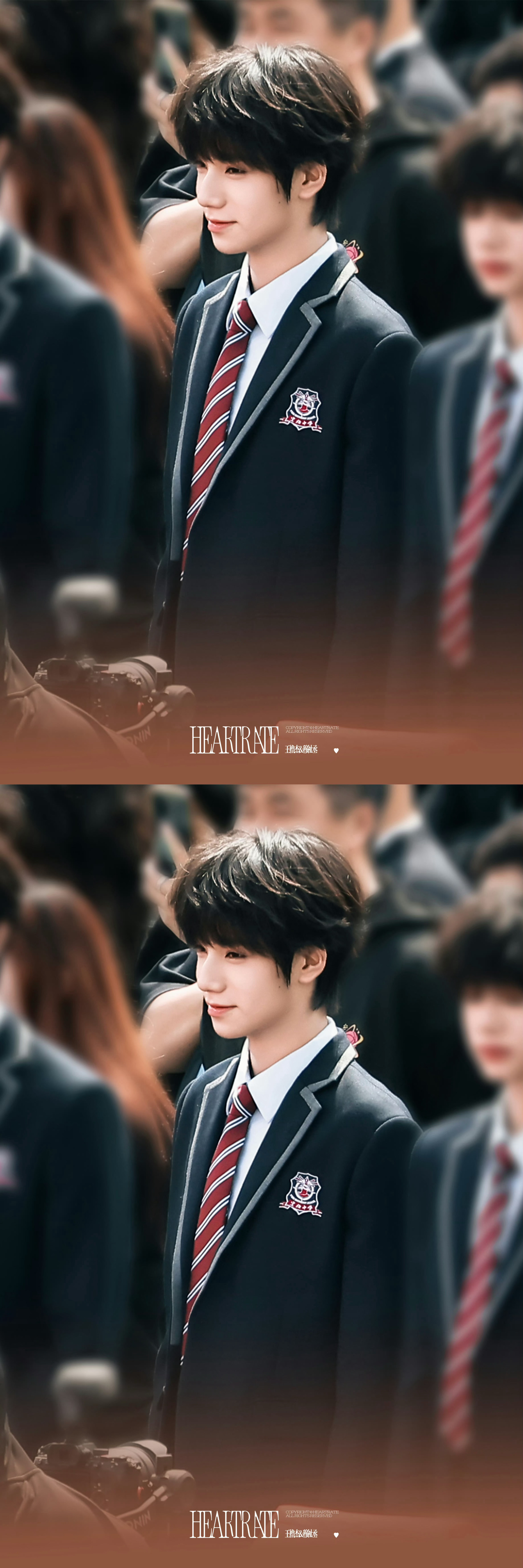 王橹杰新剧开机造型我们的少年时代2开机日王橹杰我们的少年时代2开机造型路透，面带